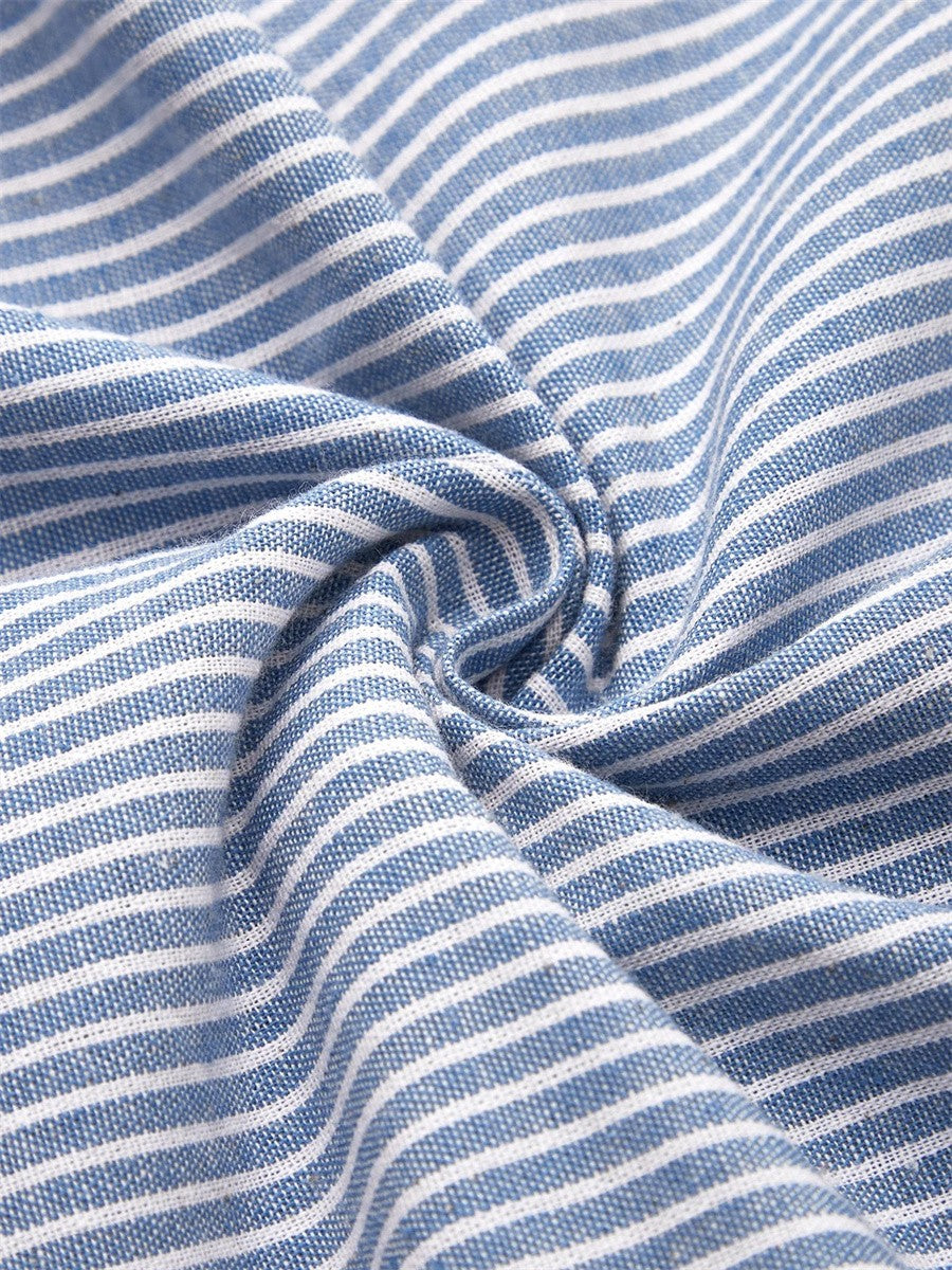 Brenda | Striped Midi Dress – Effortless Comfort, Everyday Confidence