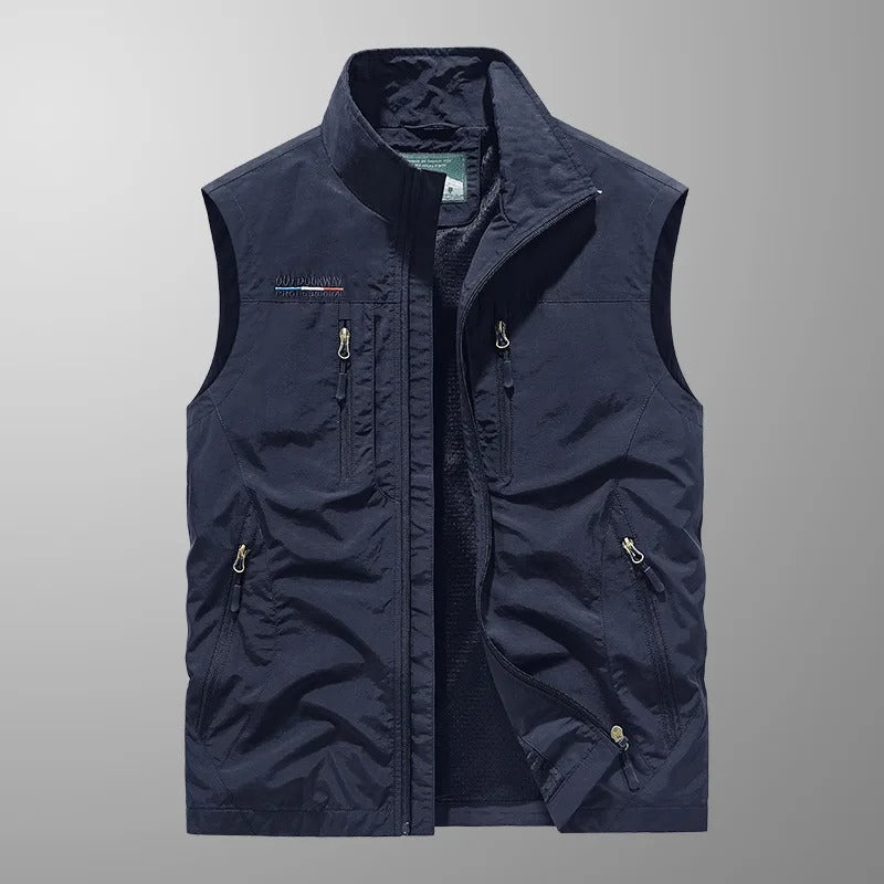 Jimmy | Multi-Pocket Breathable Utility Vest