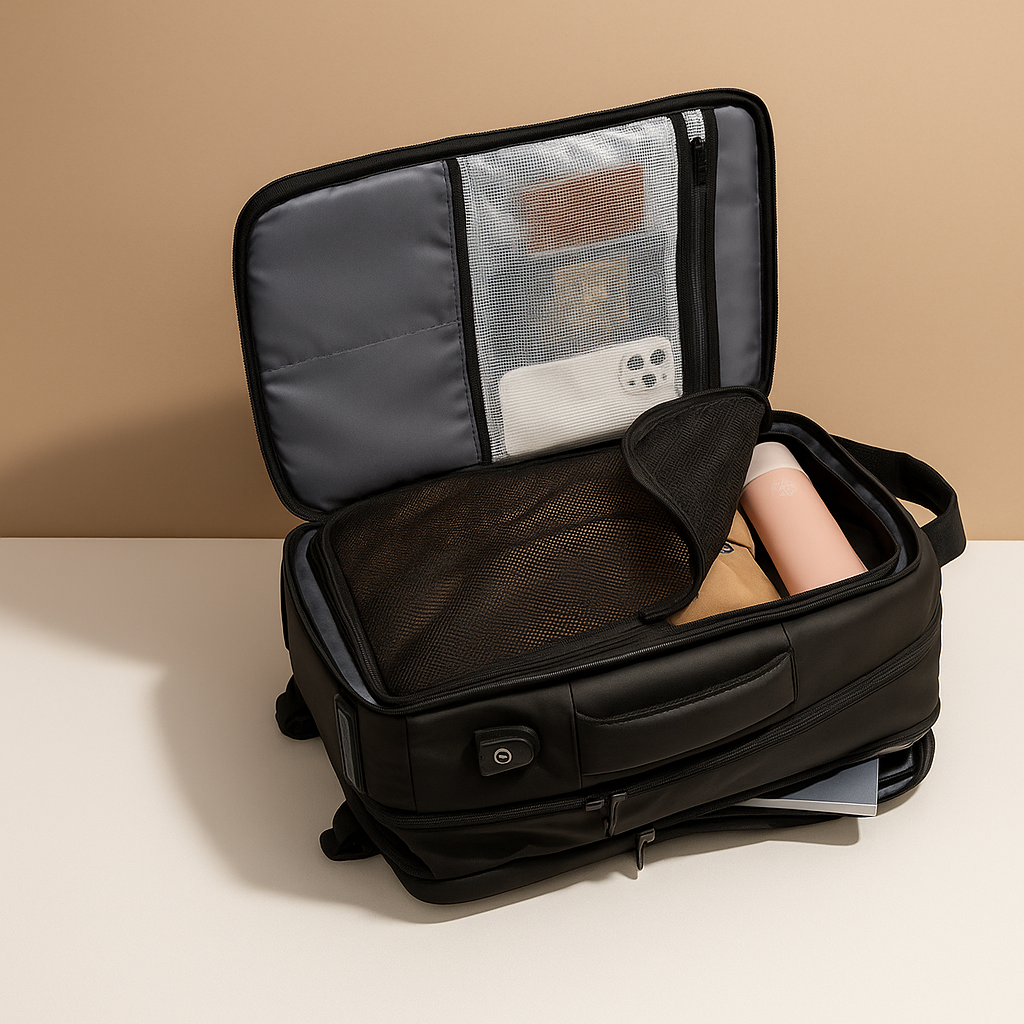 Expandable carry-on travel backpack | Max