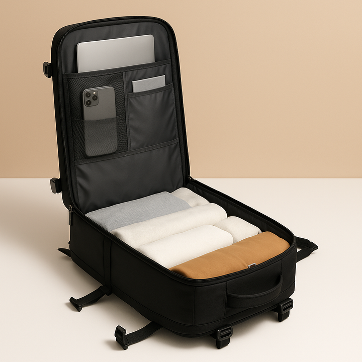 Expandable travel backpack for women | Sophia