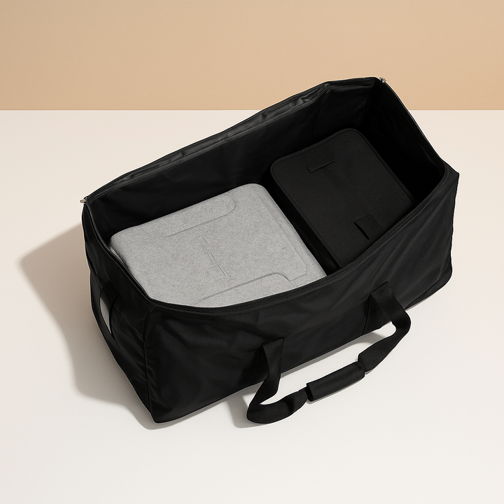Expandable travel duffel bag with wheels | Harper