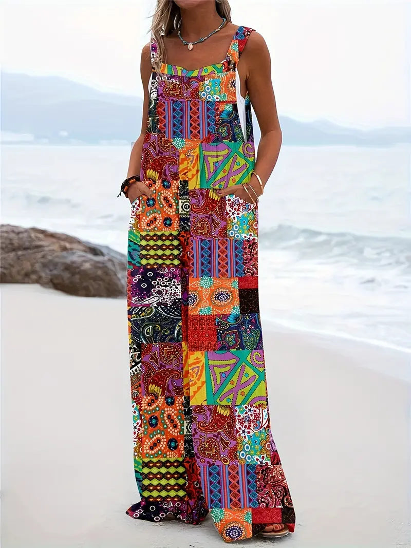 Novi | Color Block Jumpsuit