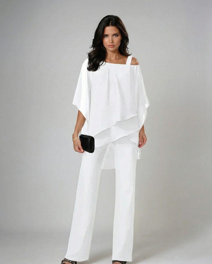 FlowLuxe™ Elegant Two-Piece Set – Flattering Layers & Effortless Fit