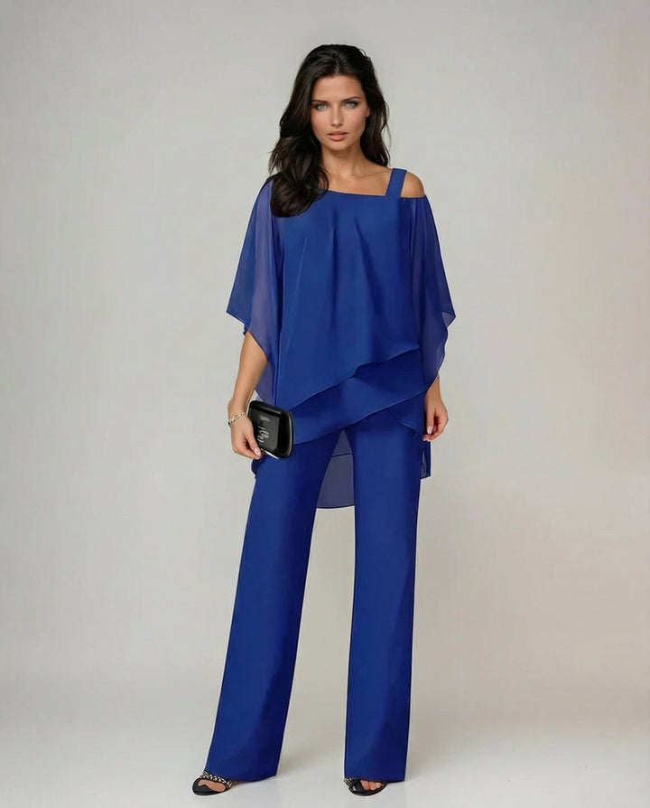 FlowLuxe™ Elegant Two-Piece Set – Flattering Layers & Effortless Fit