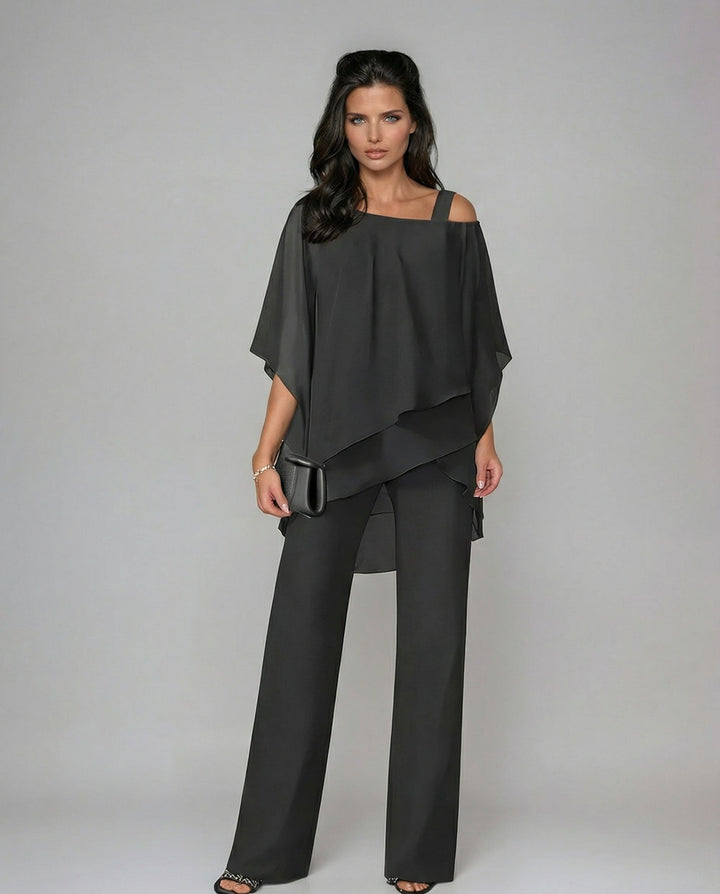 FlowLuxe™ Elegant Two-Piece Set – Flattering Layers & Effortless Fit