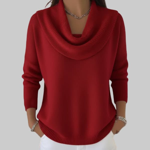 Soft Cowl Neck Sweater