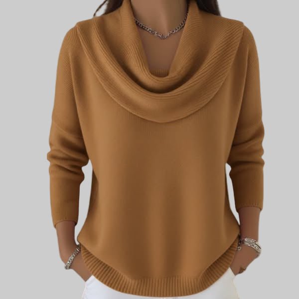 Yael | Soft Cowl Neck Sweater