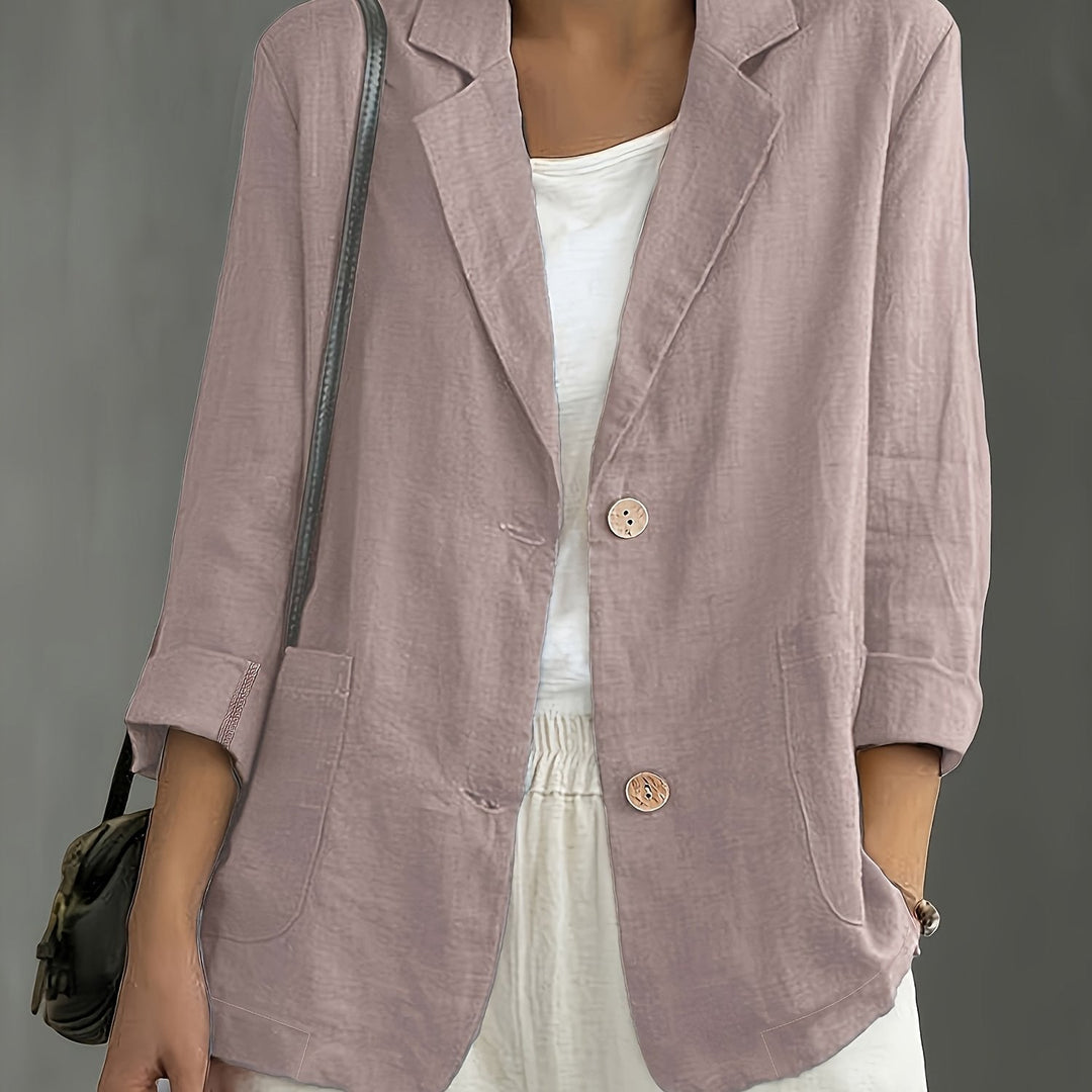 Margaret Casual Cotton Blazer