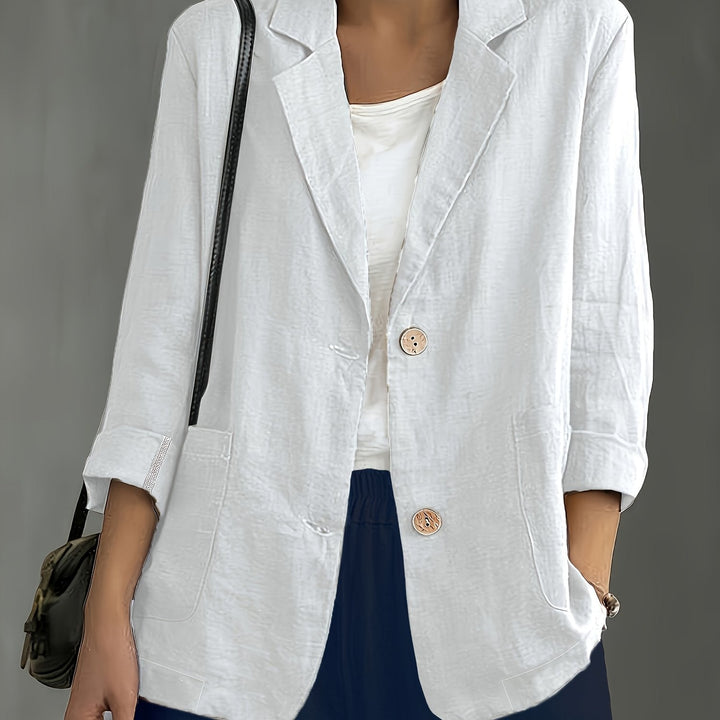 Margaret Casual Cotton Blazer