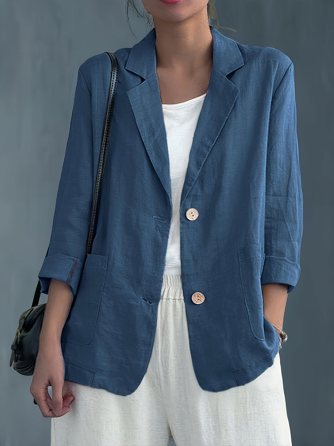 Margaret Casual Cotton Blazer