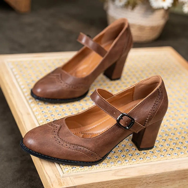 Dorka | Elegant Buckle High Heels