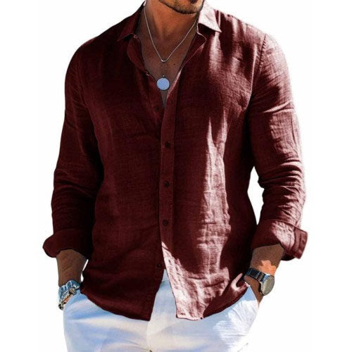 Flavio | Men's Breathable Summer Button-Up Shirt