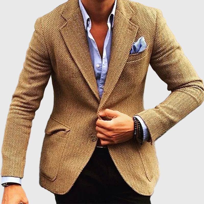 Emilio | Vintage wool blazer with classic lapel