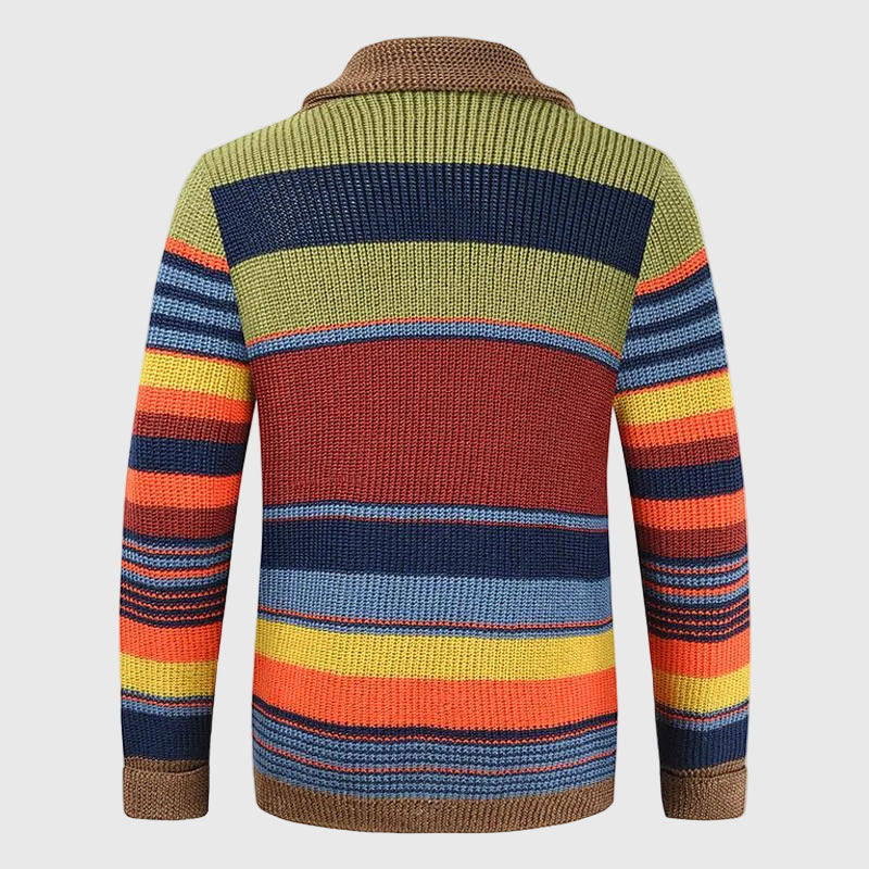 Nicolás | Color Block Knit Cardigan