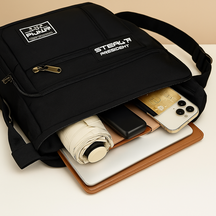 Large anti-theft messenger bag | Zachary
