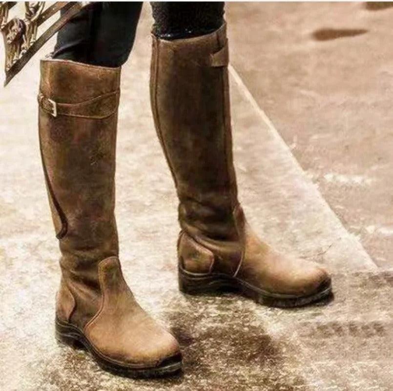 LAUREN | Waterproof Orthopedic Leather Boots