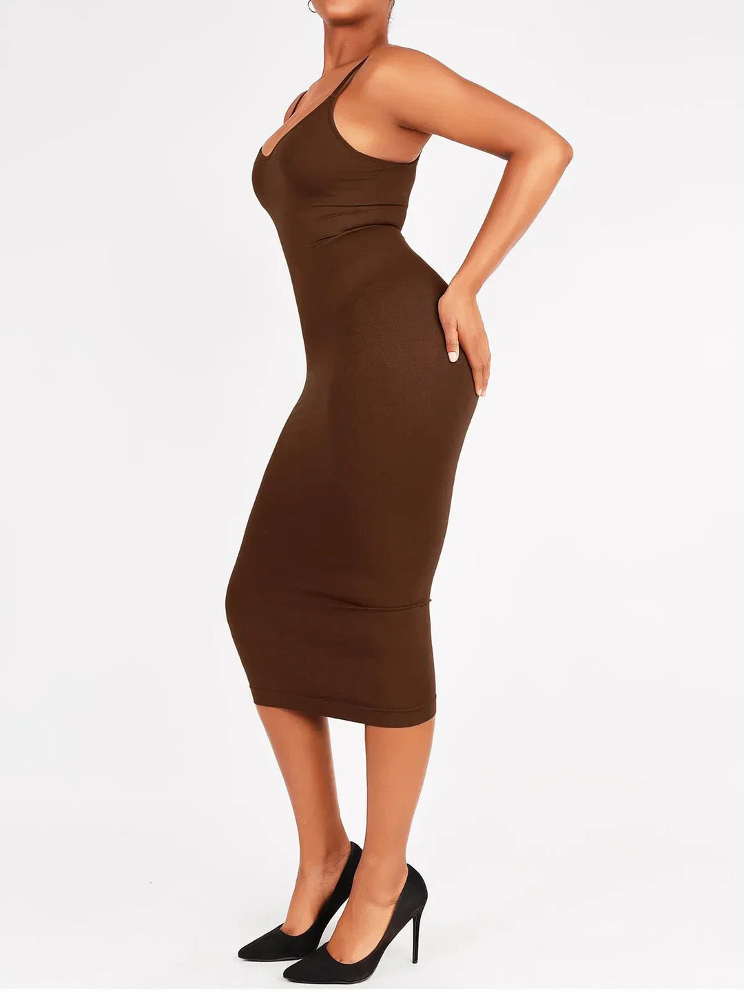 Shapewear Sleeveless Sculpting Seamless Dress Set