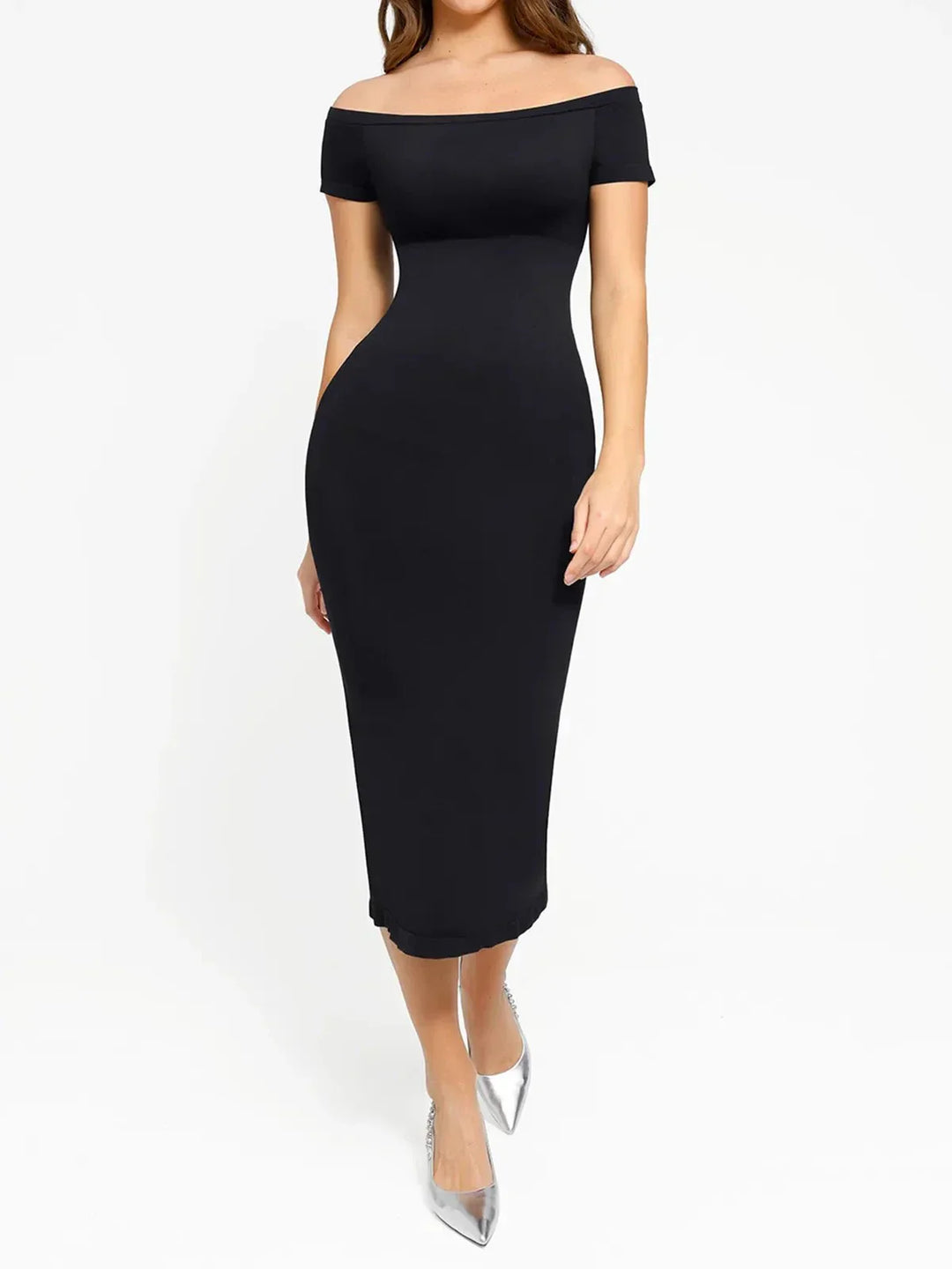Shapewear Eco-Friendly Off Shoulder Seamless Dress