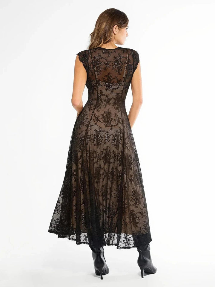 Shapewear Lace Fantasy Mini & Maxi Sculpting Dress Set