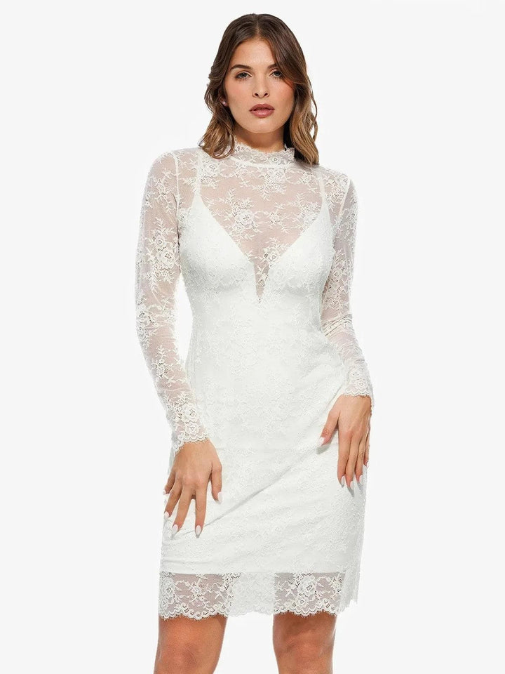 Shapewear Lace Fantasy Mini & Maxi Sculpting Dress Set