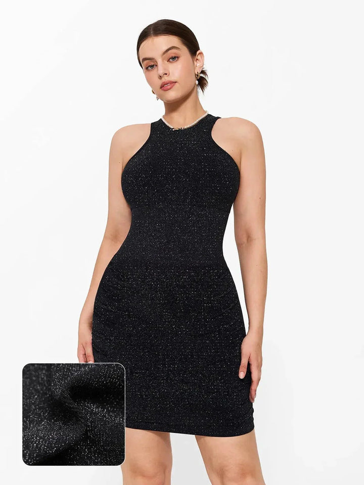 Shapewear Metallic Seamless Sculpting Dress
