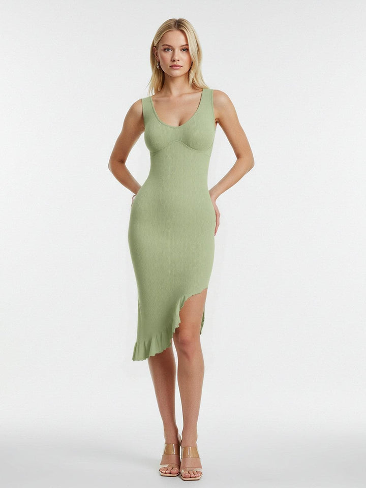 Shapewear Sleeveless Sculpting Seamless Dress Set