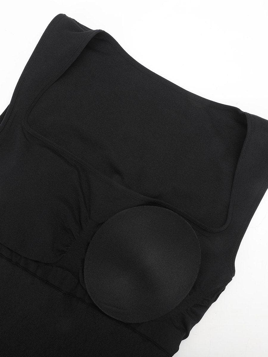 Shapewear Sleeveless Square Neck Slimming Seamless Dress