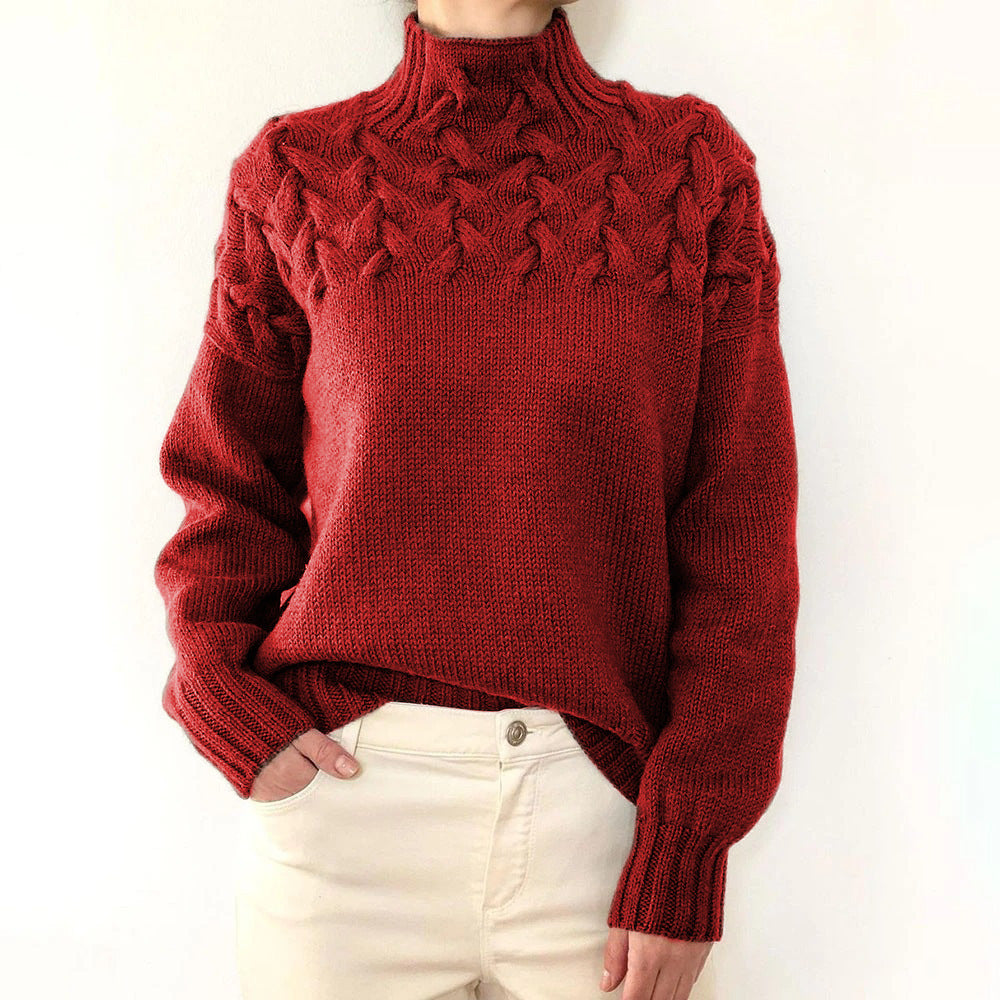 Hailey | Cozy Turtleneck Knit Sweater