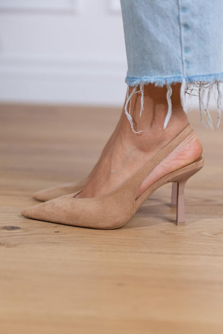 Open-Back Slingback Heels