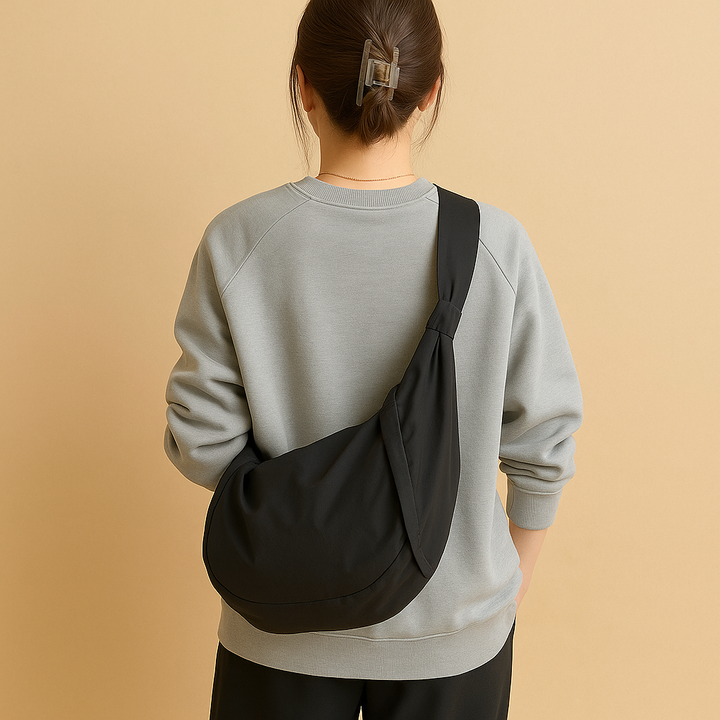 Spacious puffer crossbody bag | Olivea