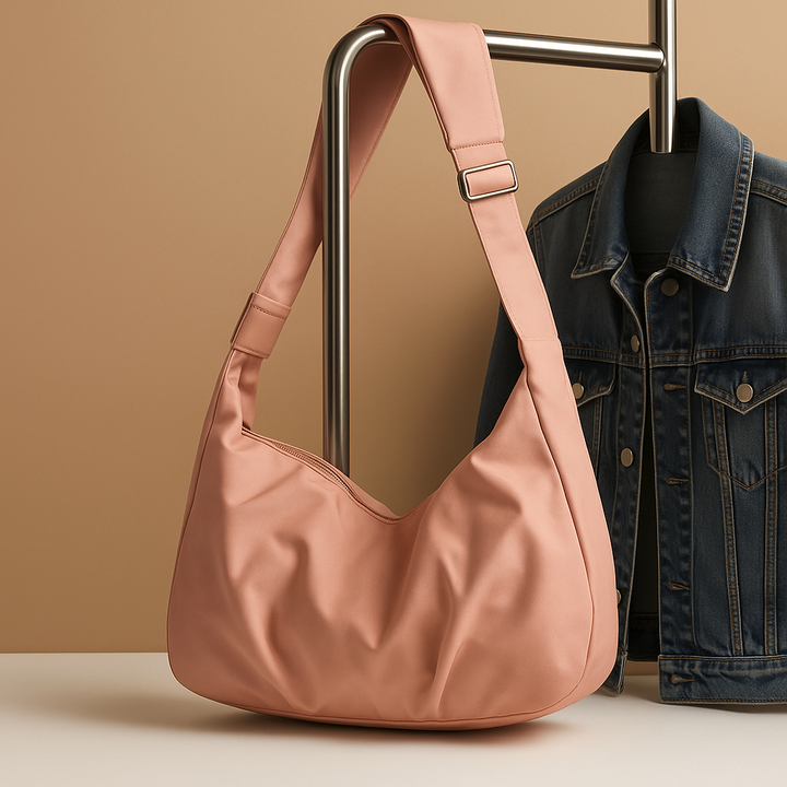 Spacious puffer crossbody bag | Olivea