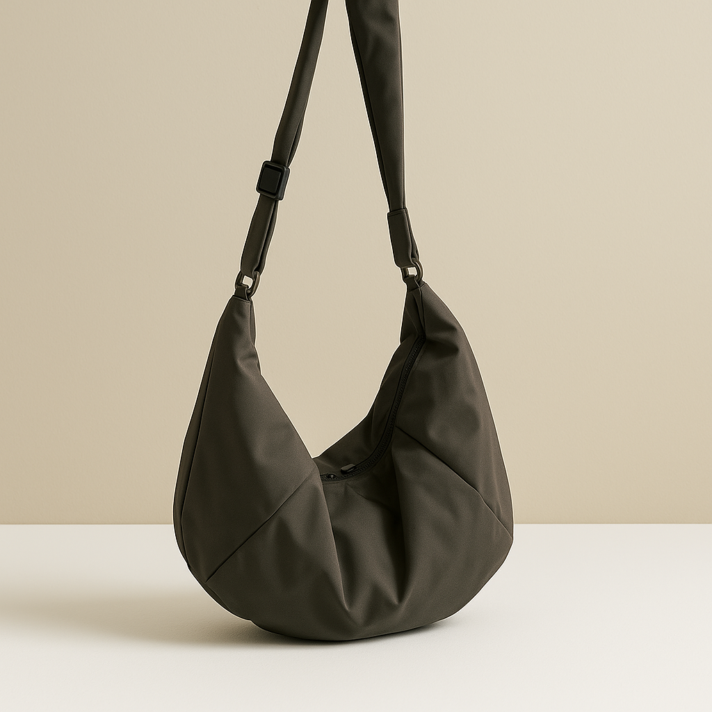 Spacious puffer crossbody bag | Olivea