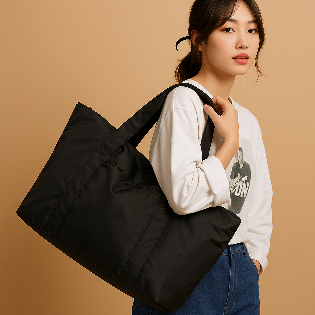 Waterproof travel shoulder tote bag for women | Elowen